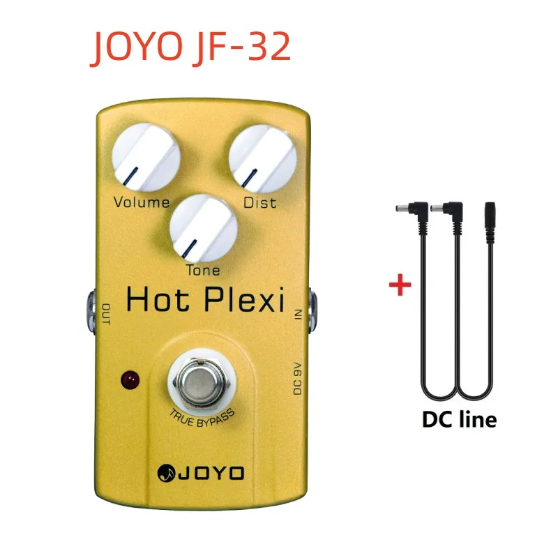 

JOYO JF-32 HOT PLEXI Electric Guitar Effect Pedal Overdrive Distortion Musical Instrument True Bypass Guitar Parts