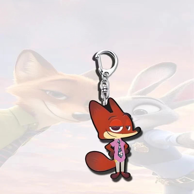 Фото 6 стилей аниме Zootopia 2 периферийные устройства мини-змея Гэри брелок Джуди аксессуар Ник игрушка Офицер Леопард милая акриловая игрушка ленивец №5