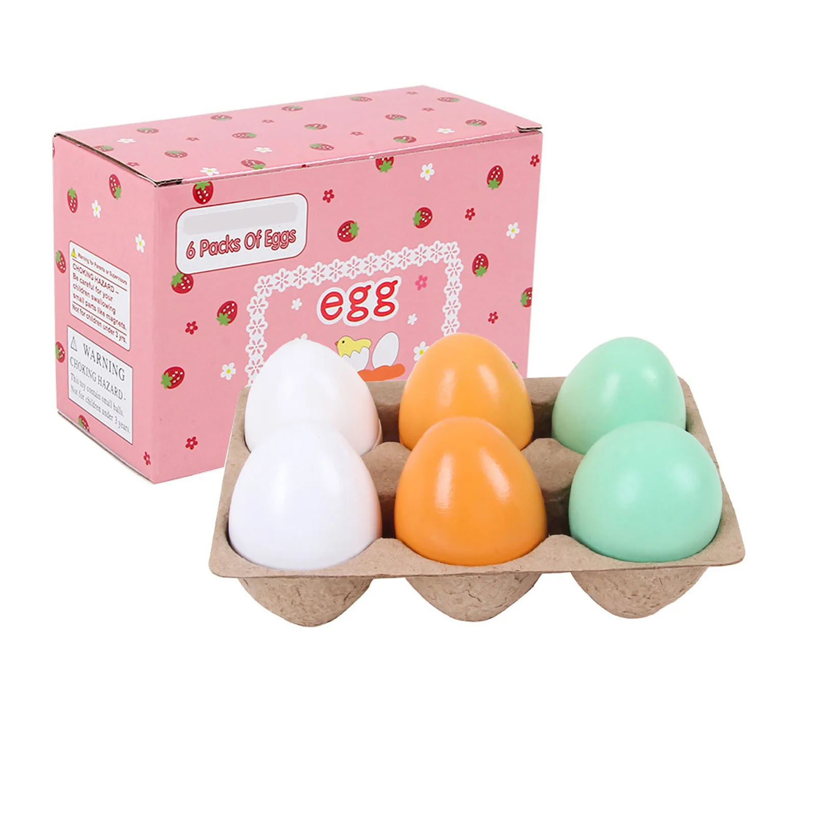 

Kids Girls Magnet Beads Balls Pretend Role Kids Cutting Wooden Magnetic Game Food Play Eggs Simulation Kitchen Education