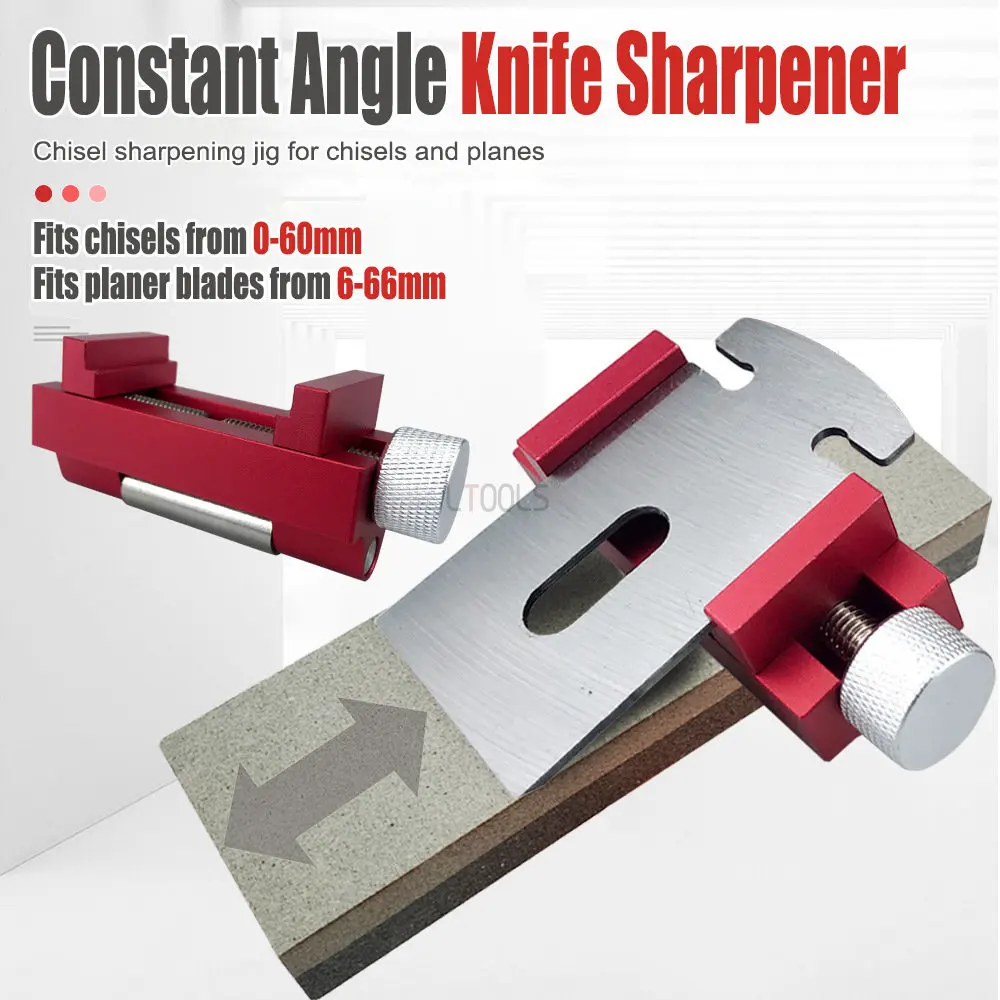 

Constant Angle Knife Sharpener Woodworking Perforator Sharpening Jig Width Adjustable Inclined Edge Wood Chisel Bracket Fixture