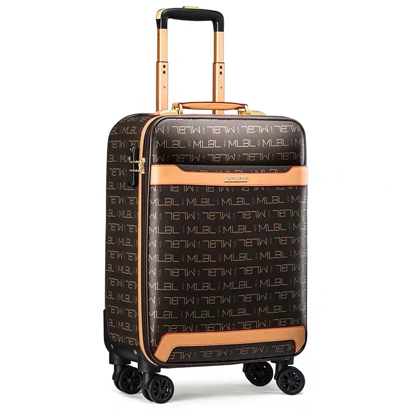 

2021 New Men High quality Rolling Luggage Students Password Suitcase on Wheels Women 16 20 24 Size Carry on Trolley Travel Bag