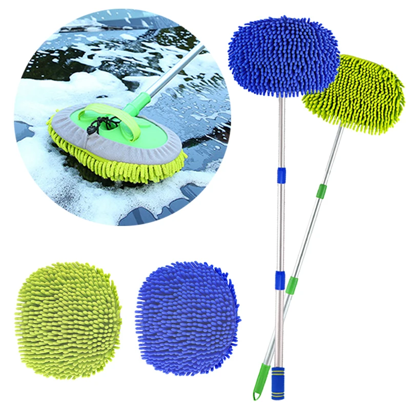 

Инструменты для уборки автомобиля, супервпитывающая Регулируемая телескопическая швабра с длинной ручкой, щетка для мытья автомобиля, аксессуары