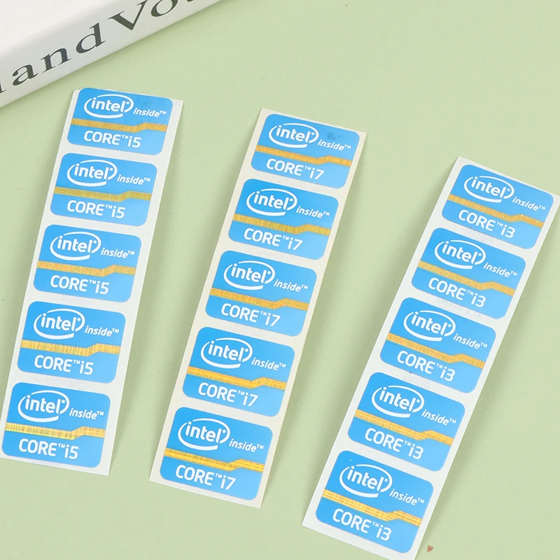 1/5 шт. наклейки для ноутбука Intel Core i3 i5 i7 | Канцтовары офиса и дома