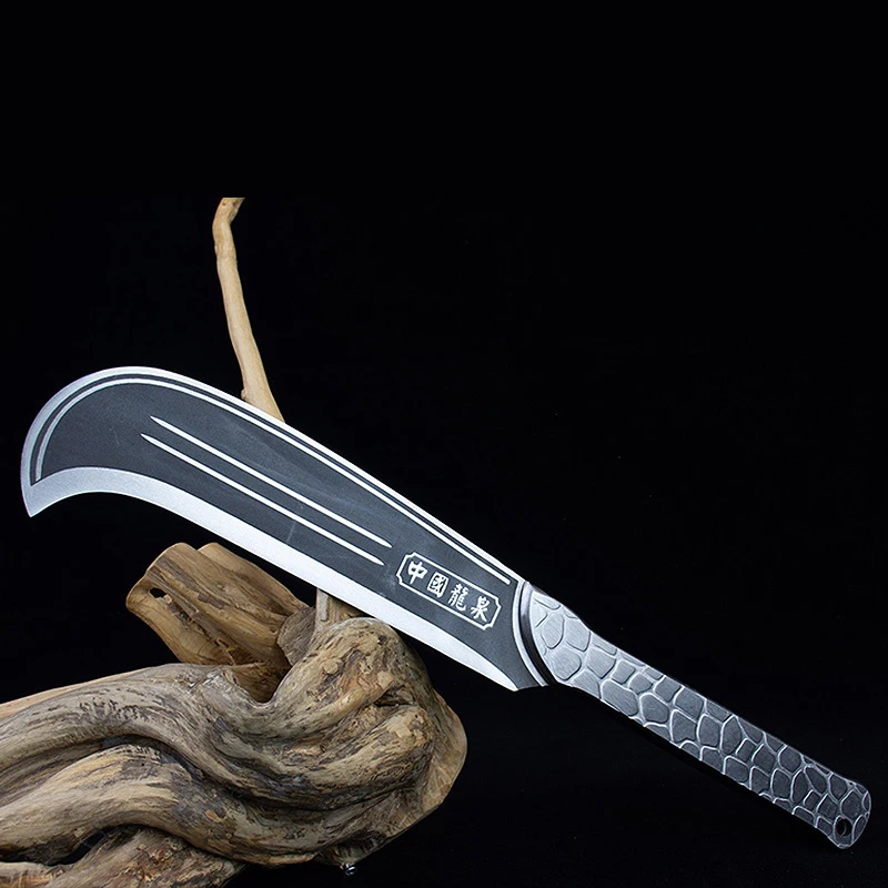 

9-дюймовый деревянный нож-измельчитель, острые зеркальные кованые кухонные ножи Longquan ручной работы, большие костяные инструменты для домашней птицы