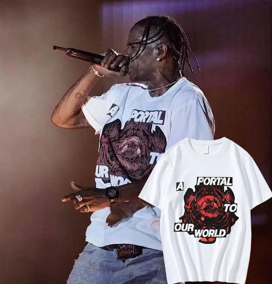 

Футболка мужская с принтом «кактус Джек», модная тенниска в стиле хип-хоп, майка унисекс, похожий на турнир, концерт Тревиса Скотта