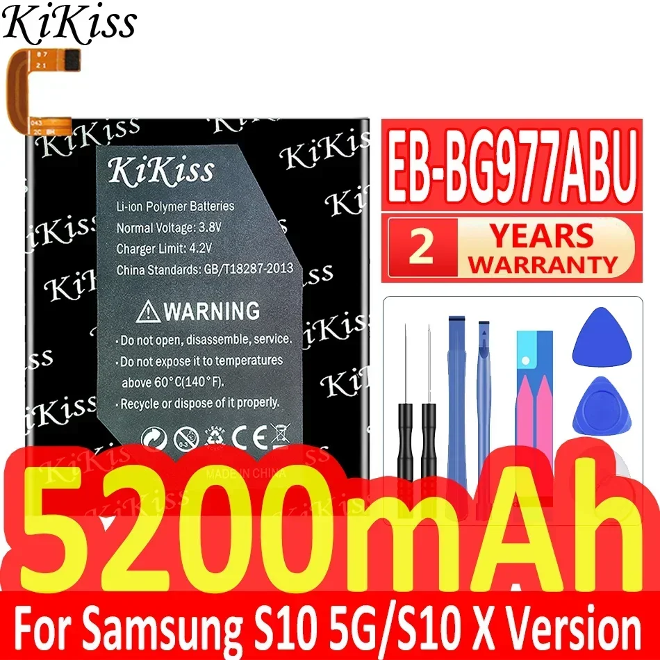 Аккумулятор KiKiss EB-BG977ABU 5200 мАч для Samsung GALAXY S10 5G S10X версия SM-G977 SM-G977V/U/T