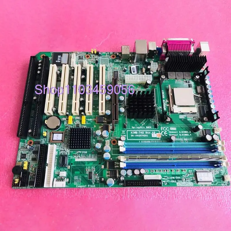 Материнская плата для промышленного компьютера Advantech с 2 слотами Isa AIMB-742 A2