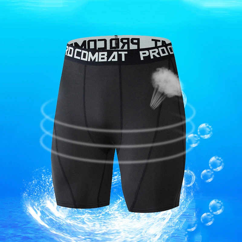 3Pcs Sports Fitness Pants Men's Basketball Shorts Workout Tights Gym Running Training Bottoming Mens Shorts Tight Men's Boxers