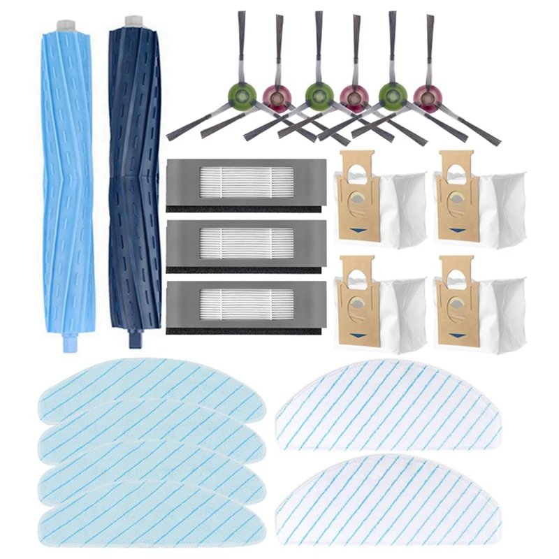 

Запчасти для робота-пылесоса ECOVACS DEEBOT OZMO T9 AIVI T9PRO T9 POWER, основная/боковая щетка, мешок для сбора пыли, HEPA фильтр, насадка на швабру