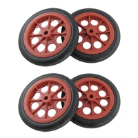 4 pcs replaceable shopping basket cart 4 4 inch wheels red black