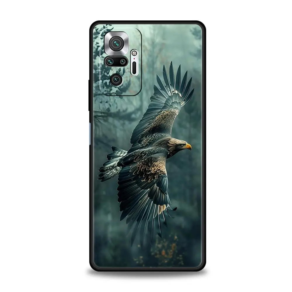 Фото Чехол для телефона Eagle для Xiaomi Redmi Note 14 13 12 Pro Plus 5G 9S 9 10 11 4G 14C 13C 12C 10C 9C 9A Мягкий чехол №5