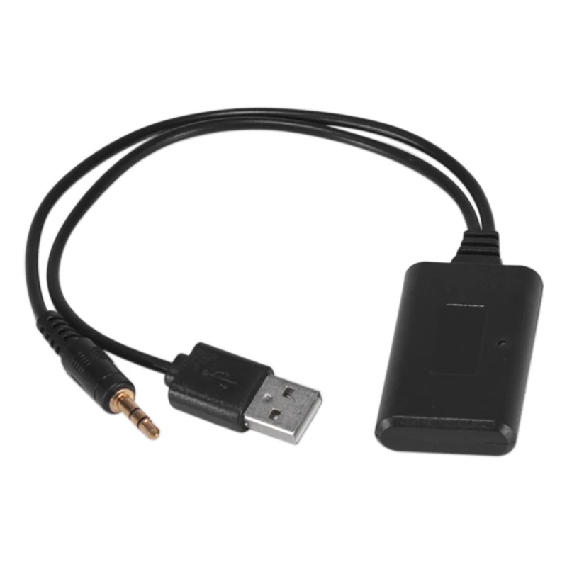 

New Car Bluetooth Aux Jack Audio Cable Microphone Handsfree Adapter For BMW E90 E91 E92 E93