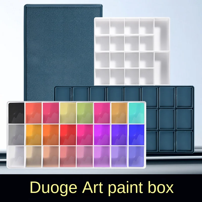 Квадратная Акварельная Палитра с 36 ячейками, мягкий пигмент для кожи, увлажняющая палитра Subpackage, палитра рисунков для искусственной кожи, подходит для студентов