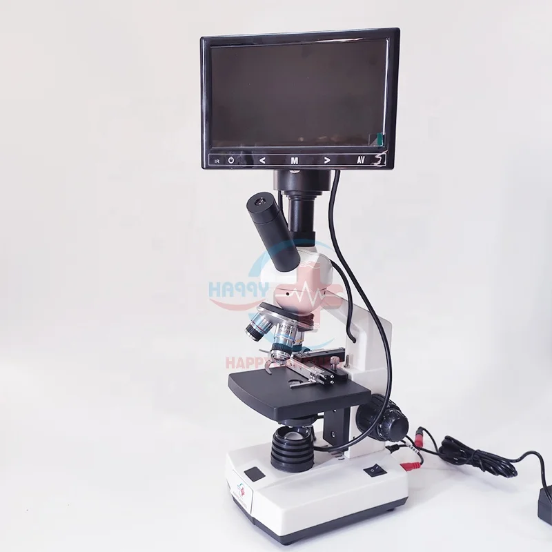 

HC-R069 Top sale 7 inch LCD LED Digital veterinary animal Semen sperm Ovulation Observation analyzer Veterinary Microscope