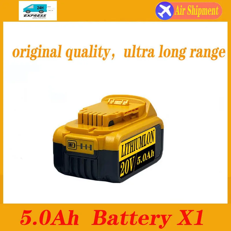 

DCB200 Replacement Li-ion 20V 6.0Ah Battery forDewalt Tools Max DCB205 DCB201 DCB203 Power Tool 6000mAh Batteries