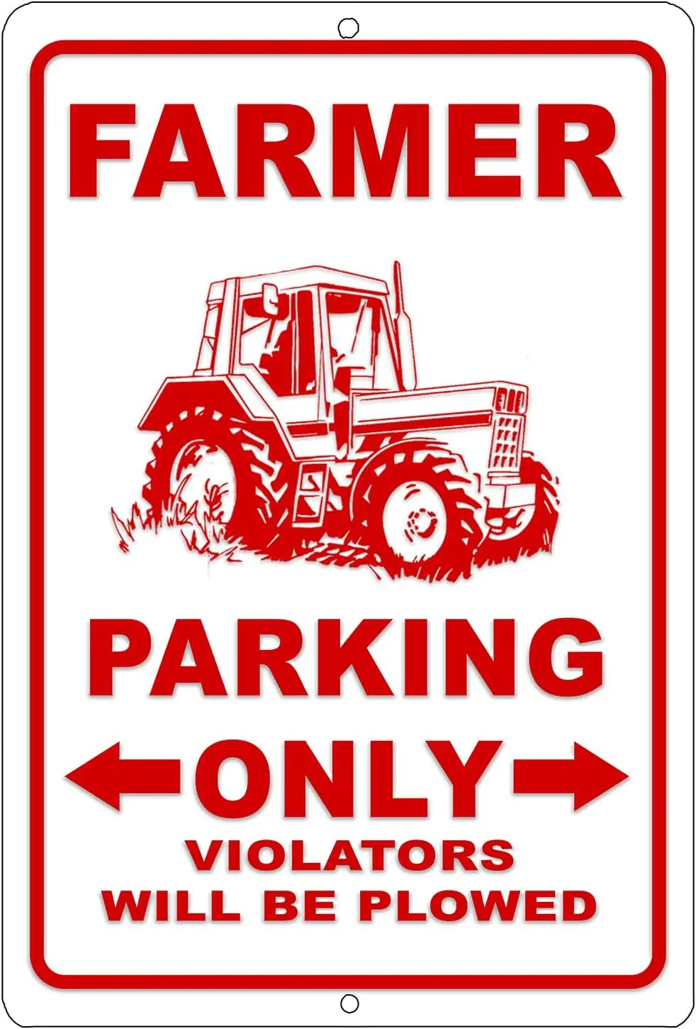 Забавный Frmer Trctor Prkng Only Metl Tn Sgn Wll Декор Mn Cve Grge Shop Frm rnch Rncher