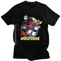 ufo robot goldorak grendizer tshirts men cotton tshirt anime tees women mend actarus goldrake anime t shirts fitted clothing