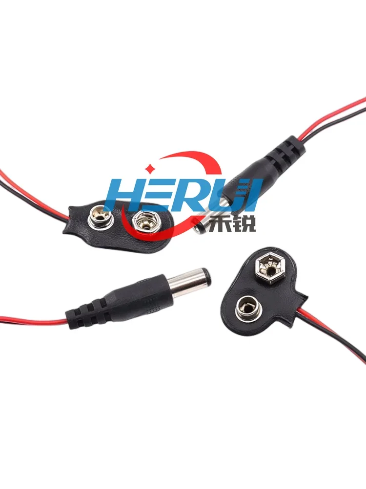 5 шт. держатель аккумулятора 6F2 2 пряжка 9 В тип I/T со стандартным штекером питания 1