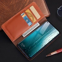 luxury genuine leather case for oppo a52 a53 a53s a55 a72 a73 a8 a91 a92 a92s a97 magnetic flip cover wallet