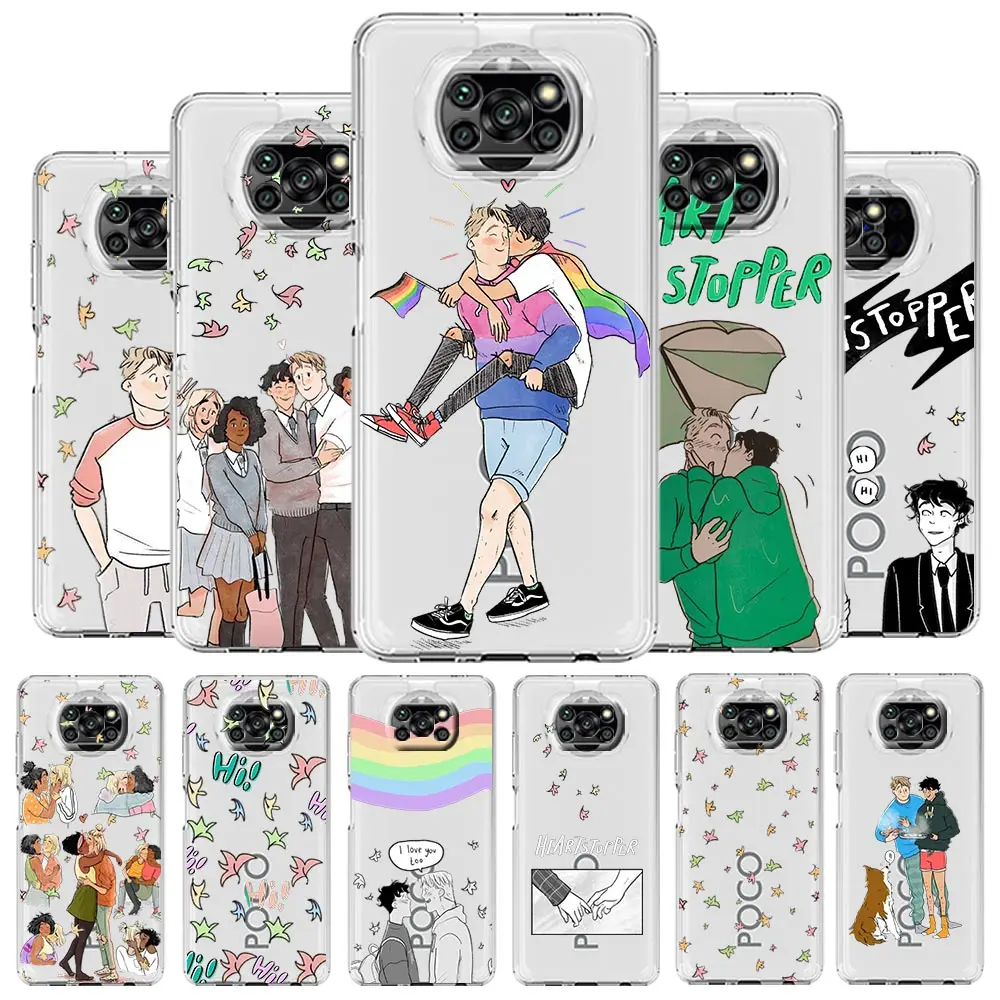 

Gay Heartstopper Charlie Nick Phone Case For Xiaomi Mi 12T 10 12 Lite 11 Ultra 11X 11T Pro 11i Poco X4 X3 NFC F3 F4 M3 M4 Cover