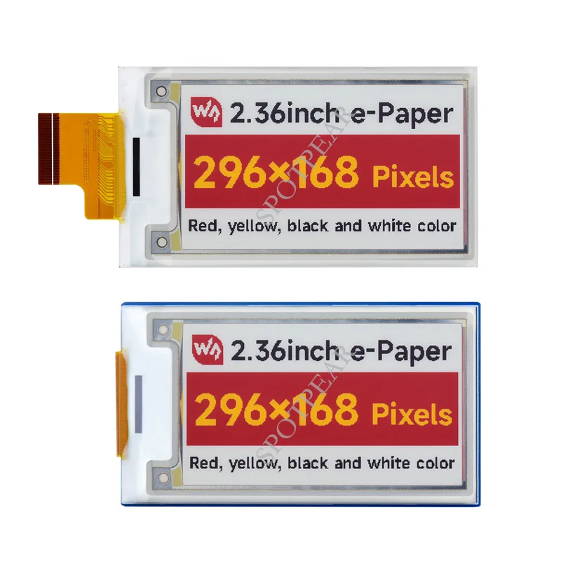 

2.36inch e-Paper e-Ink Display Module SPI for Raspberry Pi/Arduino / STM32 / Jetson Nano
