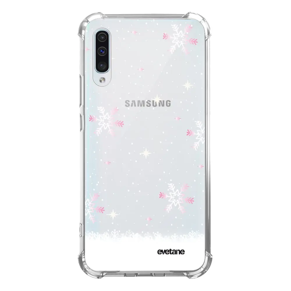 Чехол для Samsung Galaxy A70 противоударные мягкие углами усиленные прозрачные капли