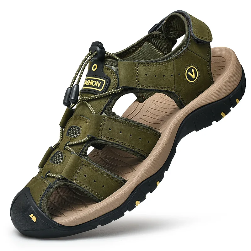 

2023 Summer New Men's Trend Sandals Beach Upstream Stream Wading Outdoor Leisure Large Size Sports Men's Sandals