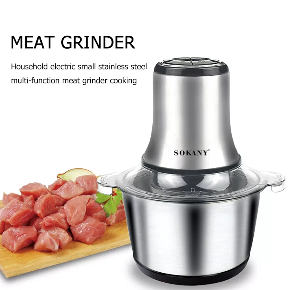 

Meat Grinder Stainless Steel Food Chopper Automatic Mince Machine