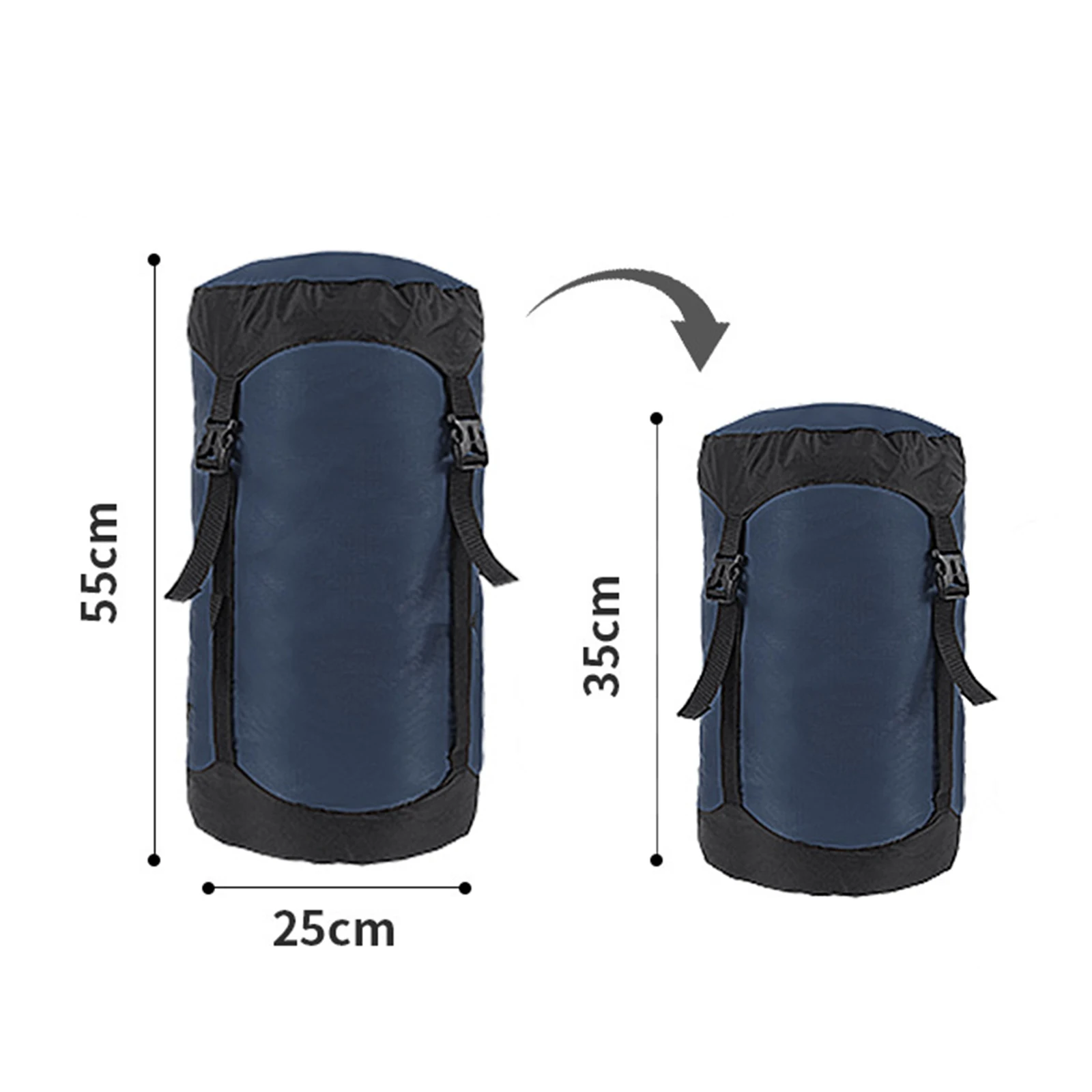 Лидер продаж компрессионный мешок 40D Silnylon Ripstop сверхлегкий спальный для кемпинга