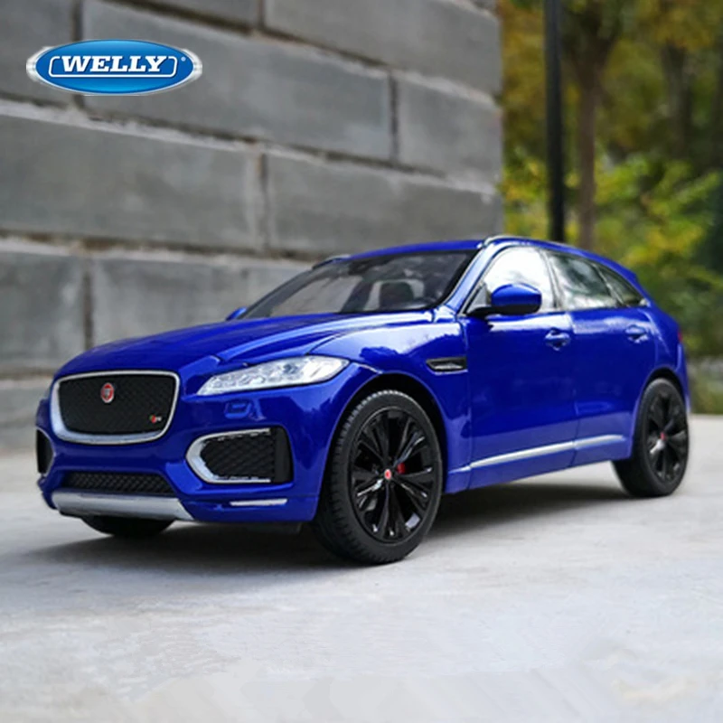 

Welly 1:24 JAGUAR F-Pace SUV Alloy Car Model Diecasts Metal Off-road Vehicles Car Model Simulation Collection Childrens Toy Gift