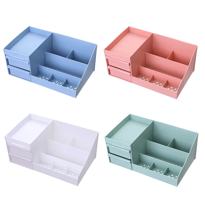 

Makeup Organizer For Cosmetic Large Capacity Cosmetic Storage Box Organizer Desktop Jewelry Nail Polish Makeup Drawer Container