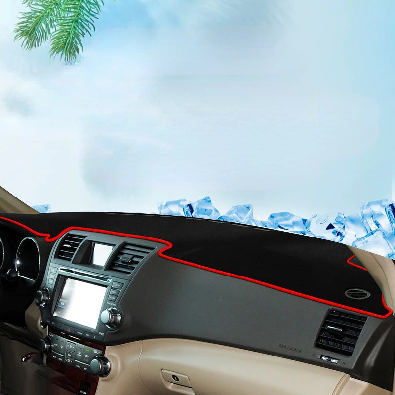 

Накладка на приборную панель автомобиля для Toyota Highlander 2009-2014