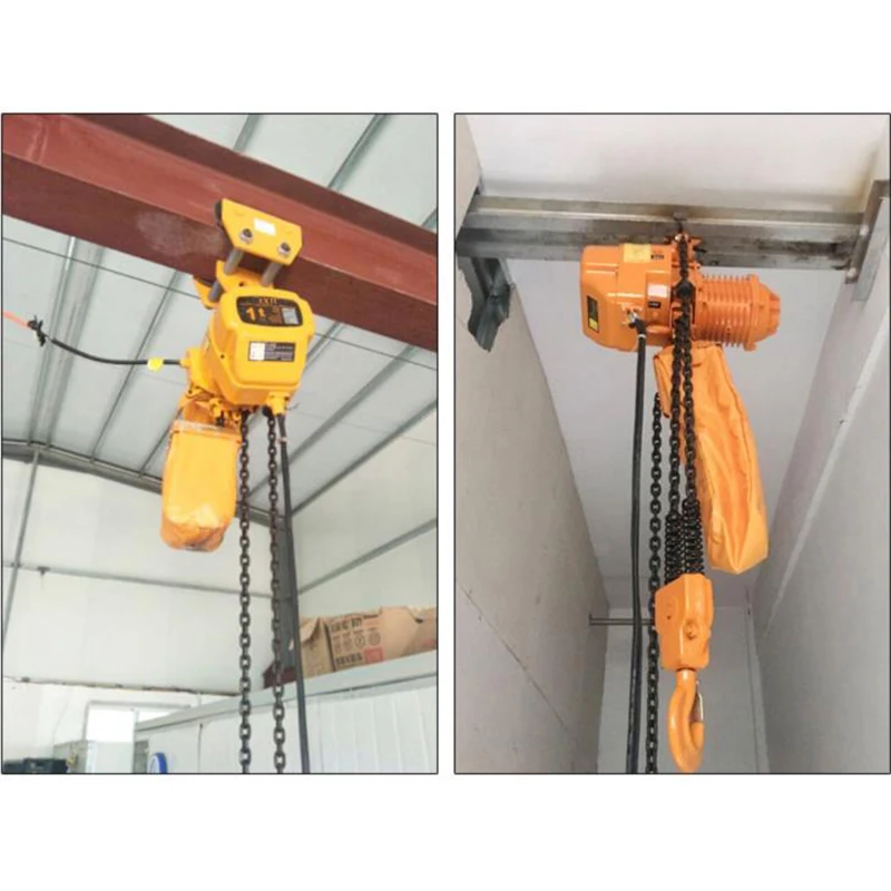 Электрический цепной подъемник 0 5 т/1 т кВт/кВт фиксированный одноцепный