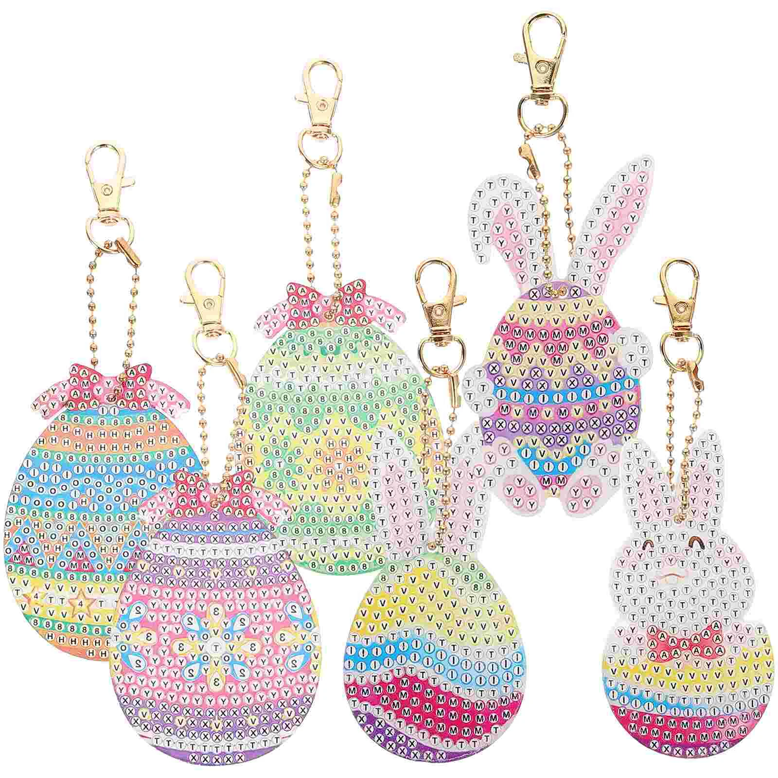 

Easter Keychain Pendant Keychains Bag Ornament DIY Kawaii Gifts Girl Car Keys Cute