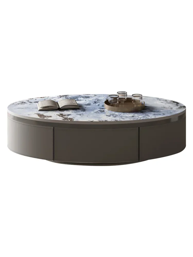 Светильник роскошный современный тонкий каменный столик для телевизора