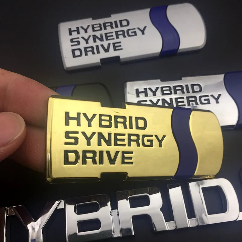 

Автомобильная наклейка эмблема авто значок наклейка для Toyota Hybrid Synergy Drive надпись Prius Camry Rav4 Crown Auris аксессуары для стайлинга автомобиля