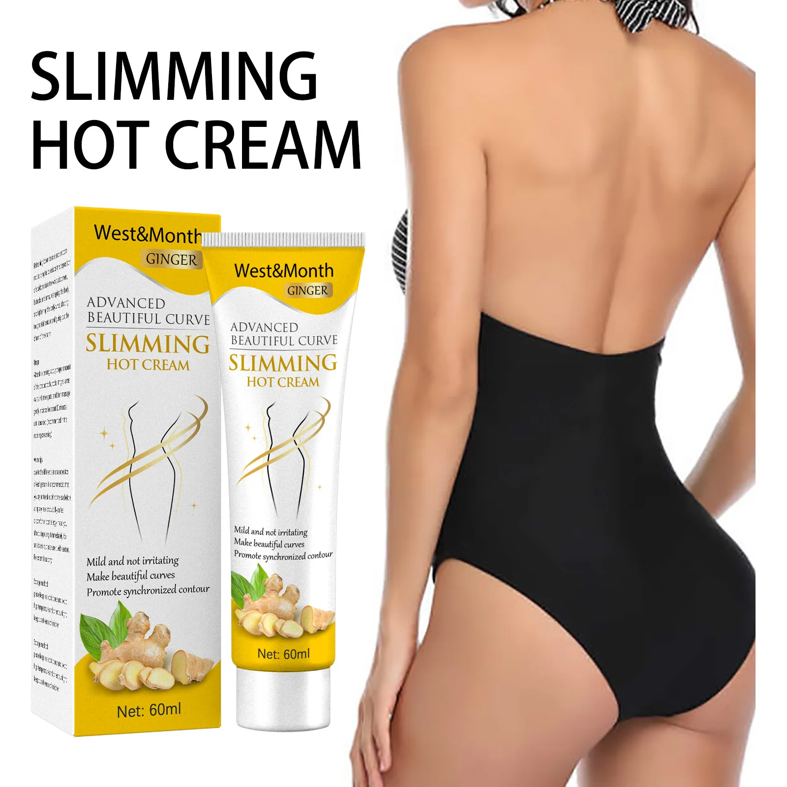 

Ginger Slimming Cream Fast Fat Burner Ginger Fat Burner For Losing Weight Slimming Hot Cream For Women Skin Care Moisturizer