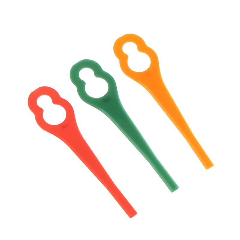 

10 шт., сменные Пластиковые лезвия для триммера, 12 х7 мм