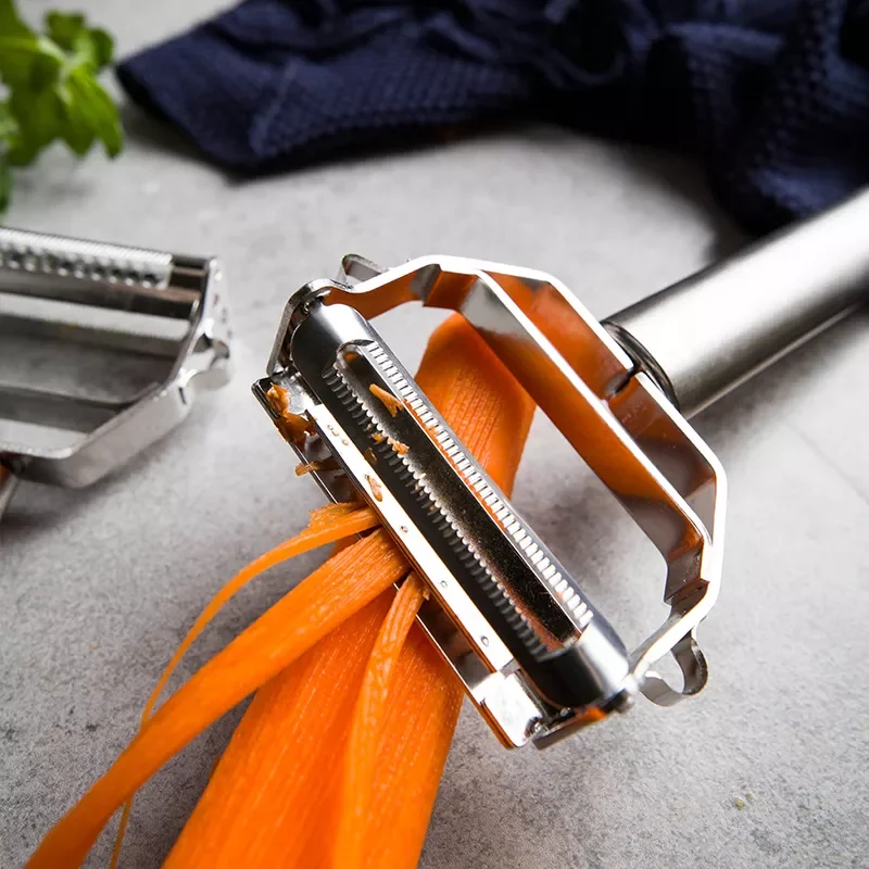 

JMTStainless Steel Multi-function Vegetable Peeler Cucumber Carrot Fruit Cutter Julienne Peeler Potato Carrot Grater Kitchen Set