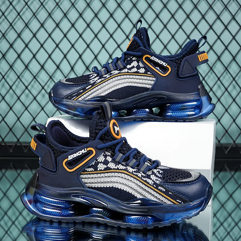 Кроссовки детские дышащие брендовая повседневная обувь для мальчиков и девочек