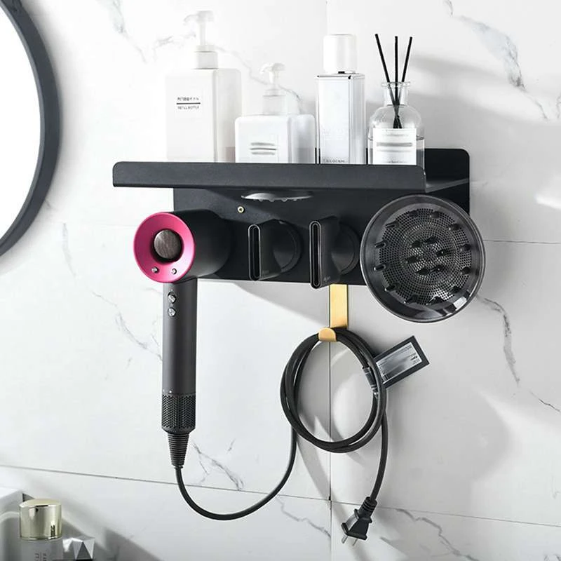 Wall Mount Holder For Dyson Airwrap Styler And Supersonic Hair Dryer Organizer Storage Rack Stand Compatible