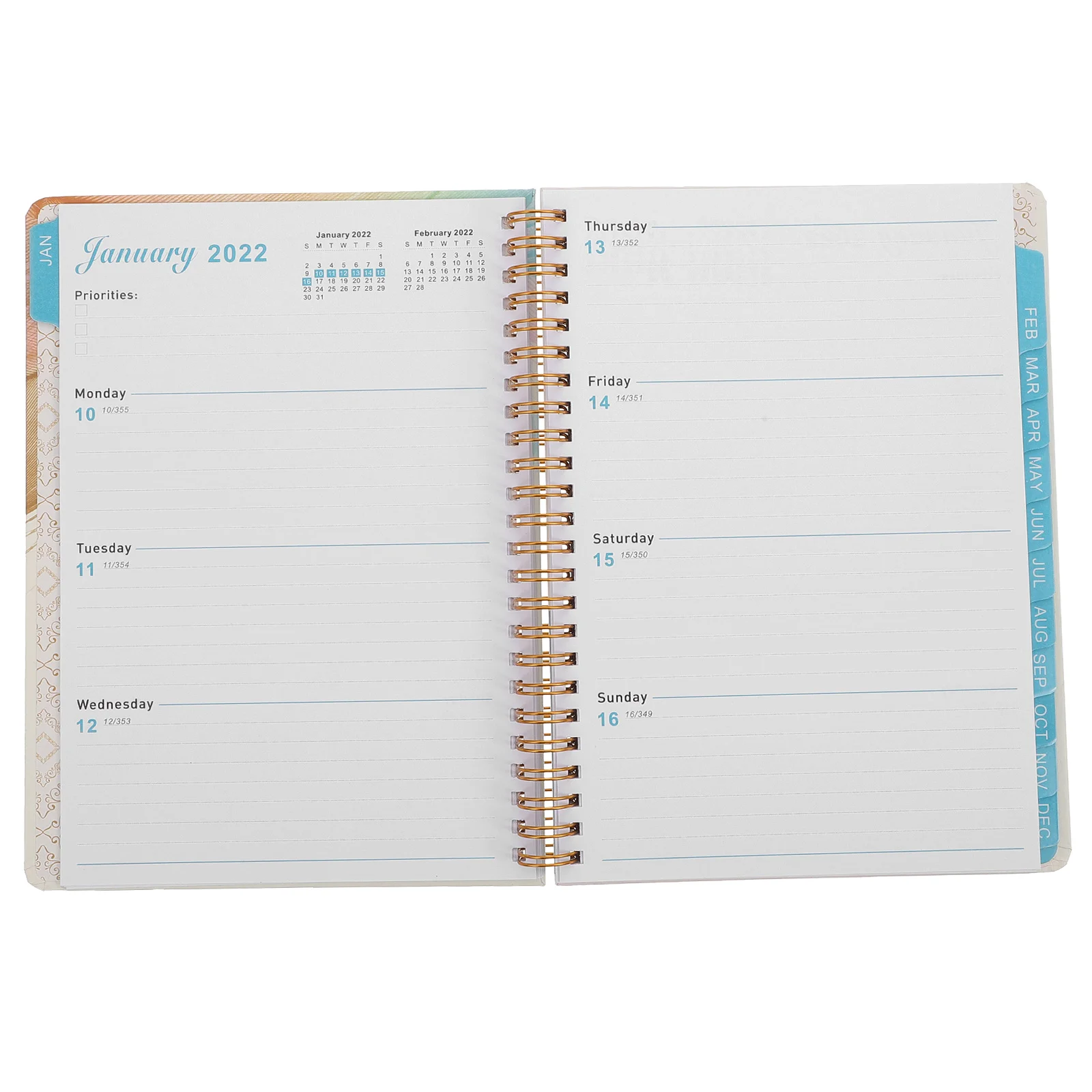 

Coil Weekly Plan Schedule Paper Notepad Writing Book Students Stationery