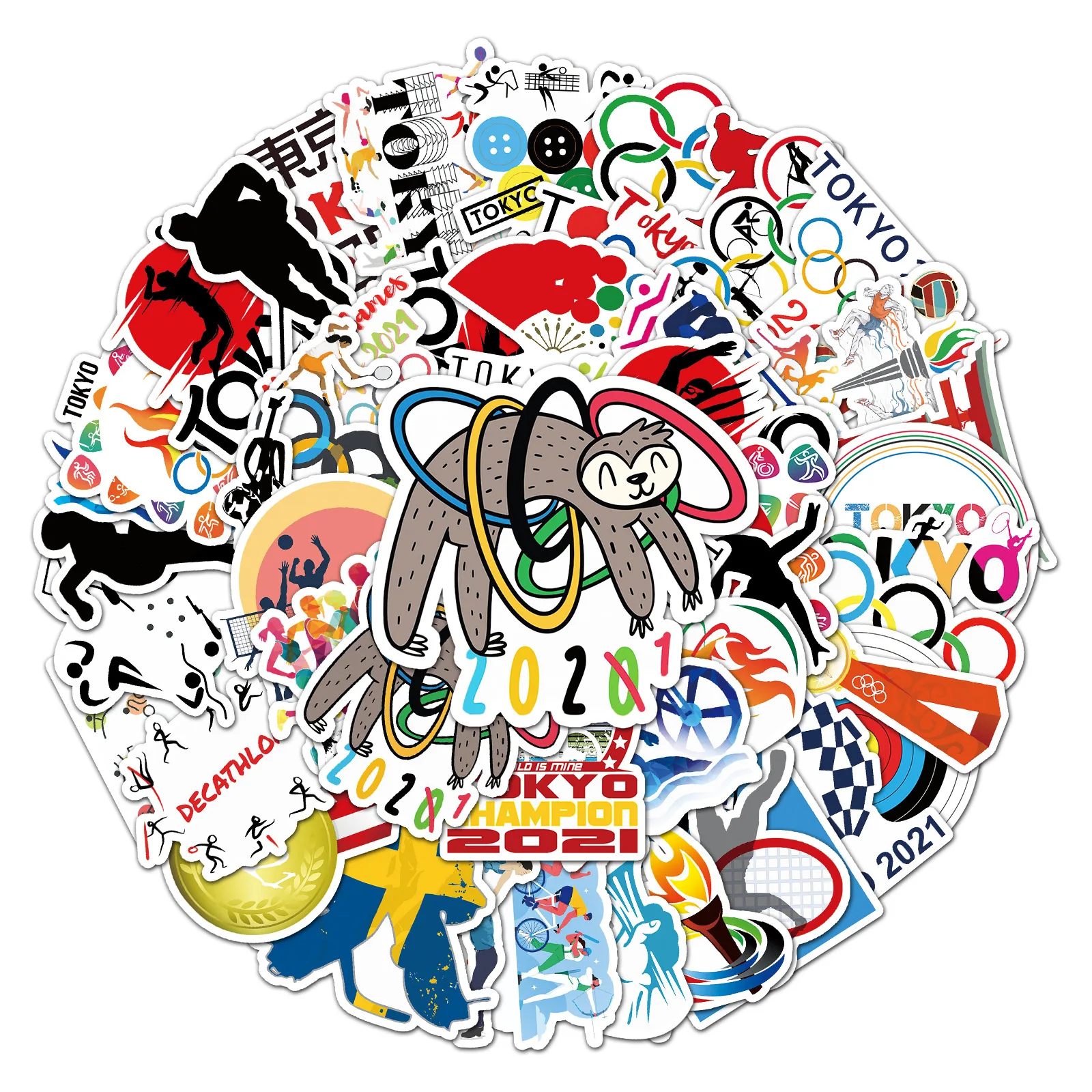 

10/30/50PCS Cartoon Games Sports Personality Creative Sticker Laptop Motorcycle Phone Guitar Car Waterproof Sticker Wholesale