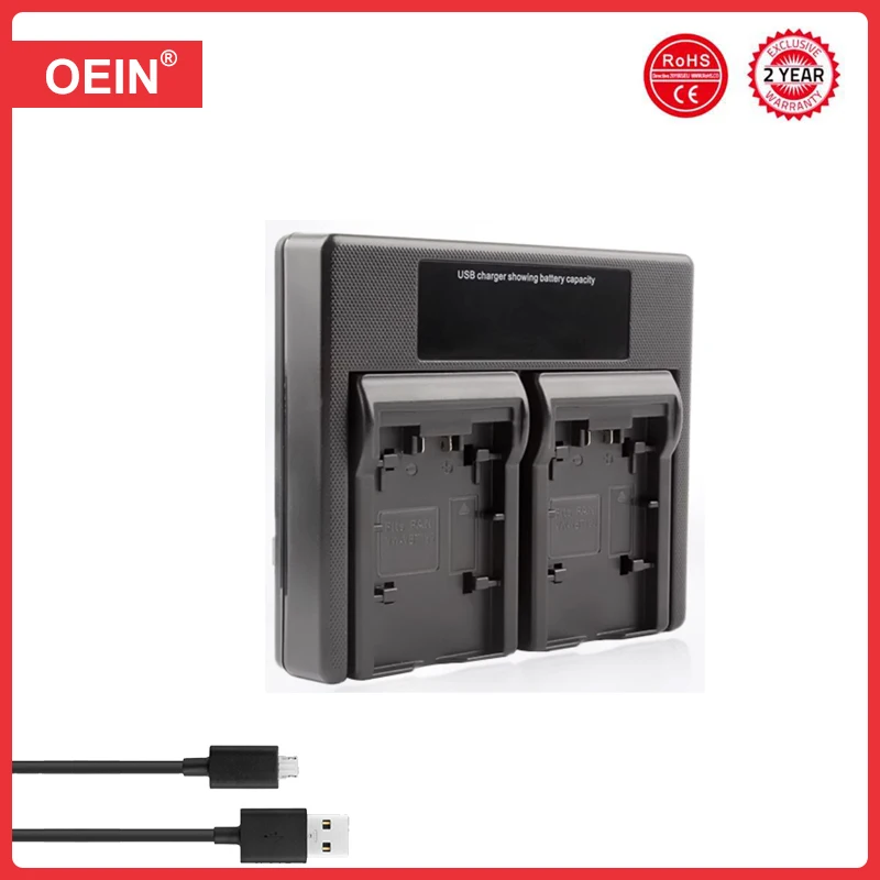 Аккумулятор VW-VBT190 VBT190 + двойное зарядное устройство USB