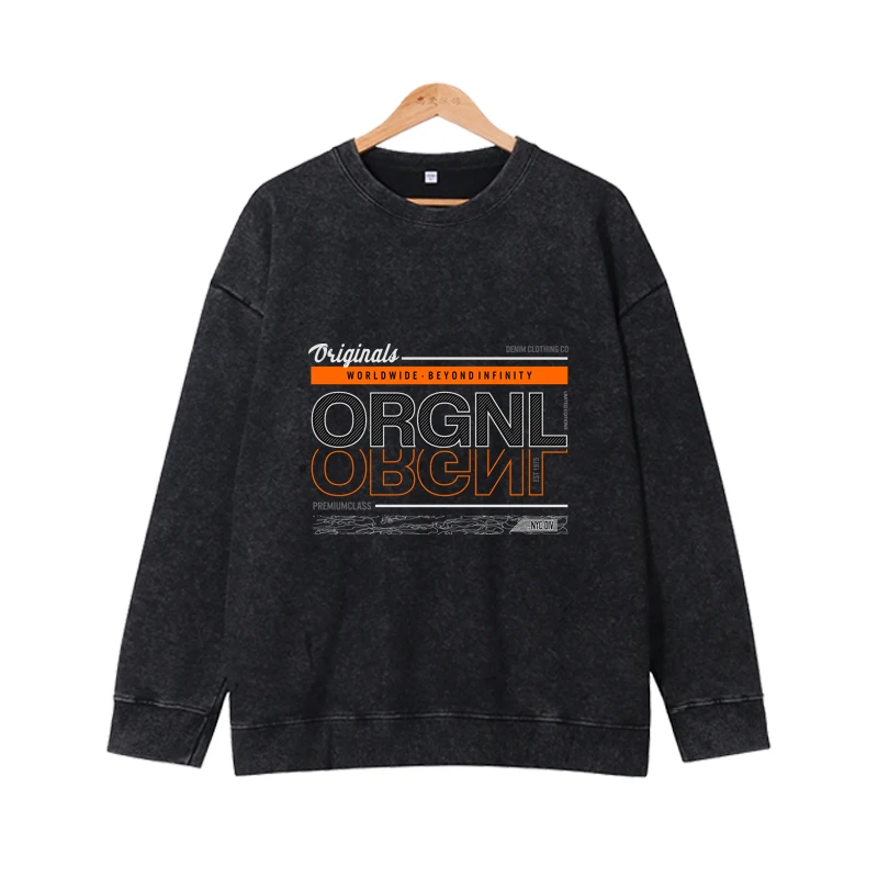 Топ с круглым вырезом и длинными рукавами модный Европейский американский