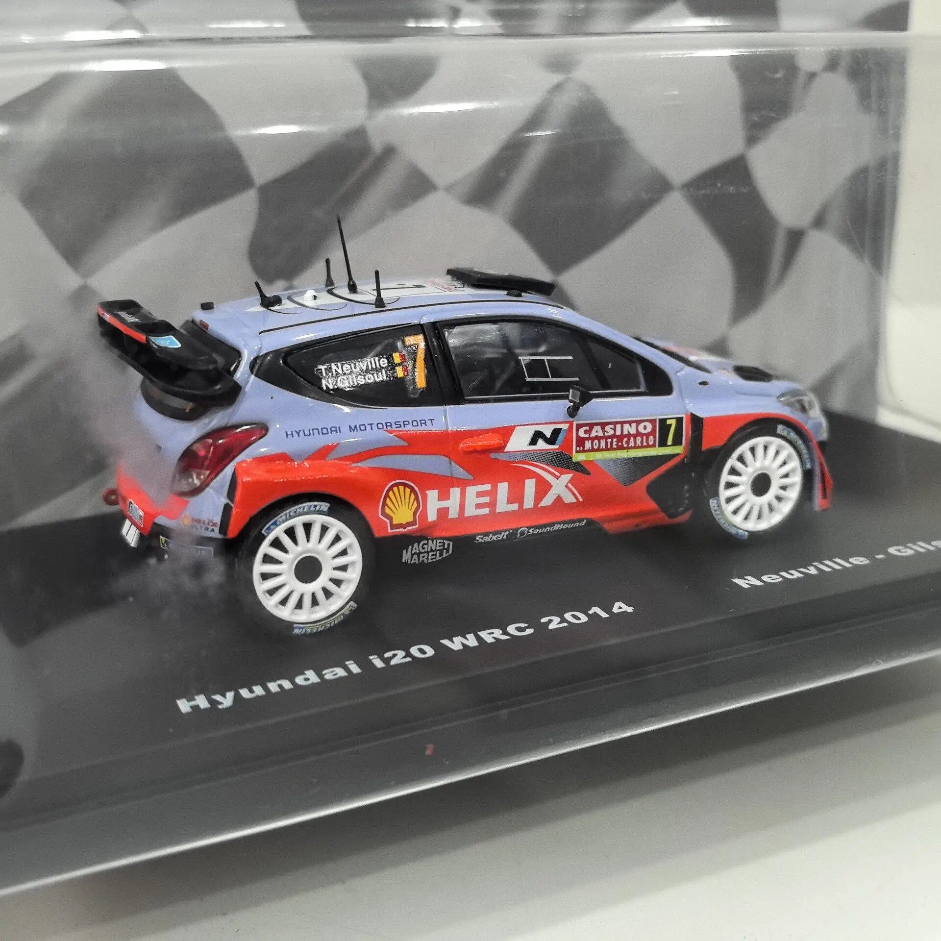 Фото Модель IXO 1/43 HYUNDAI I20 WRC #   Модель гоночного автомобиля 7 2021 из сплава 5А №4