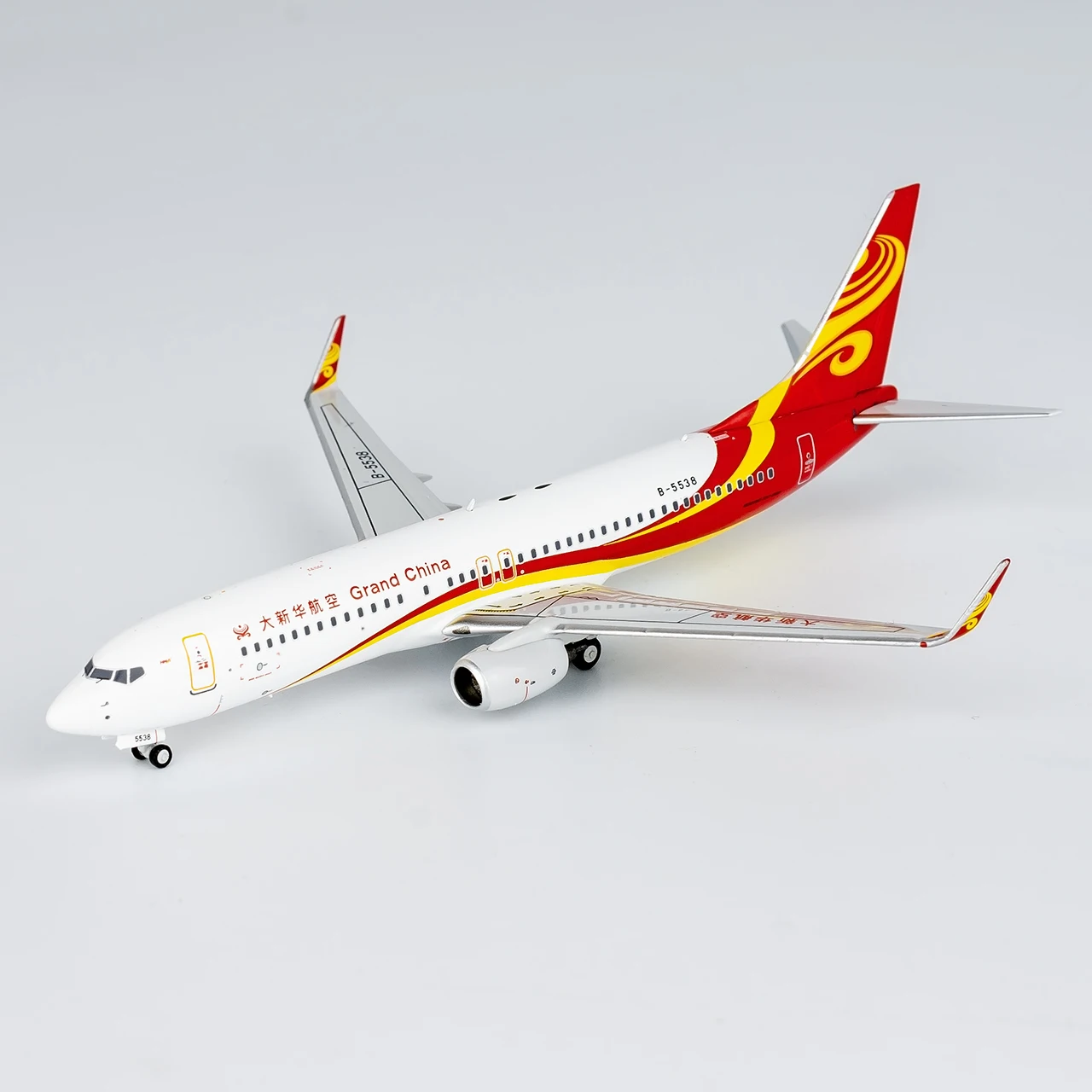 58190 коллекционный самолет из сплава подарок модель NG 1:400 Grand China Air Boeing B737-800 литой