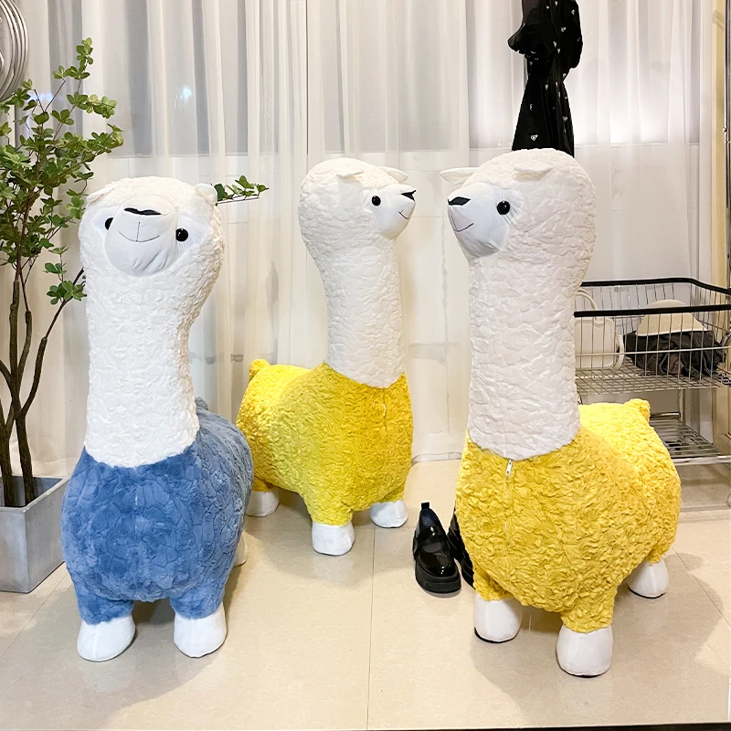 

Домашняя мебель, стул для гостиной, стул из альпаки, стул с животными для мобильного сиденья, кресла для отдыха, внутреннее кресло, скандинавский мультяшный Декор