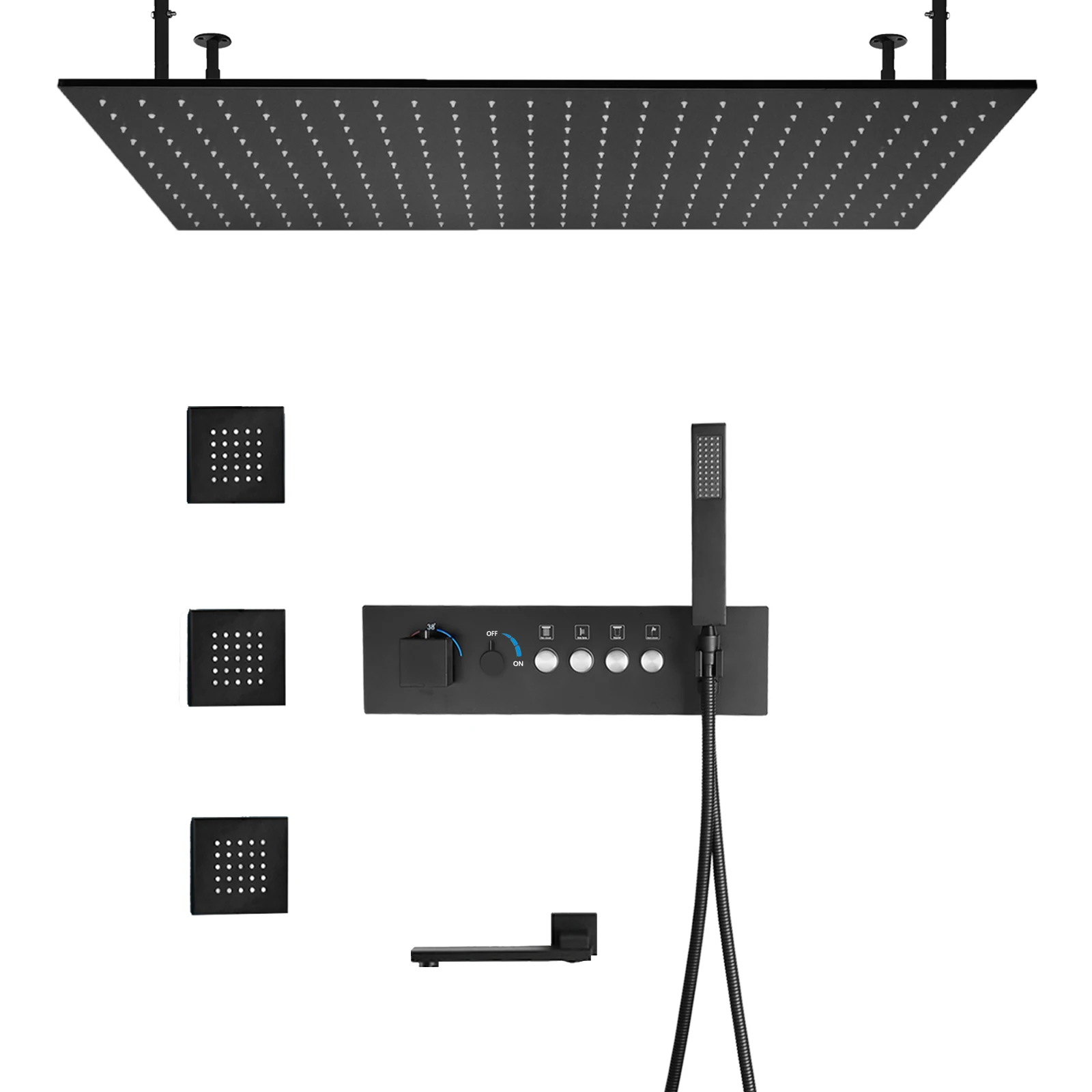 Смеситель для душа с постоянной температурой 80x40 см