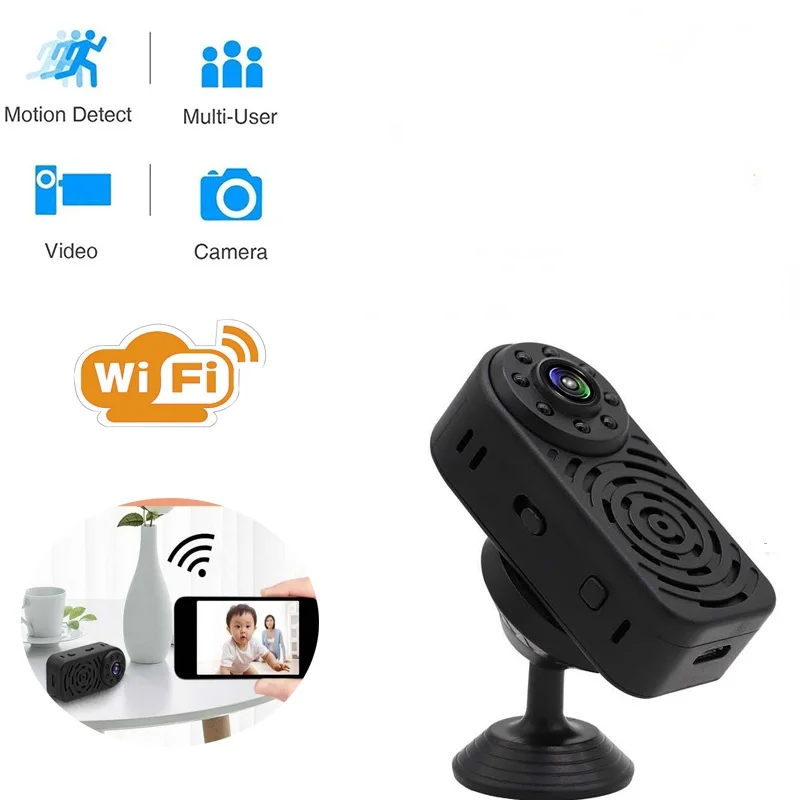 

HD 4K ip cam Wireless Wifi Mini Camera P2P/AP Motion Detection Night Version Camcorder Video Recorder Suport 128GB TF Card